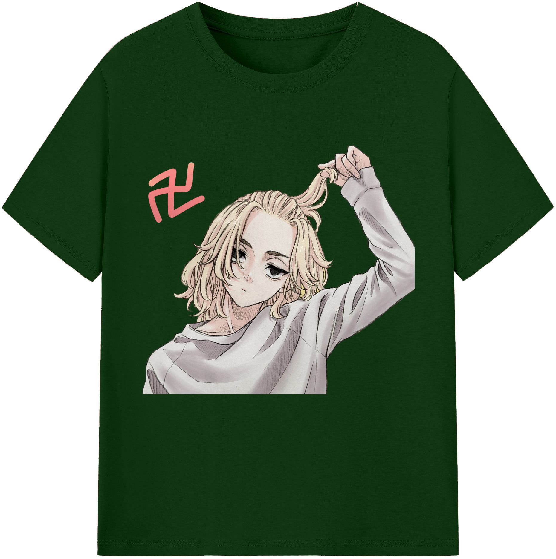 （画像用） 東京リベンジャーズ Tokyo Revengers 綿100％半袖Tシャツ（フロントプリント）